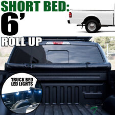 Topline For 1983-2011 Ford Ranger 6 Ft Bed Lock Roll Tonneau Coverled Lights