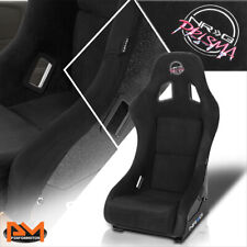 Nrg Innovations Frp-303bk-prisma Medium Size Alcantara Bucket Racing Seat Black
