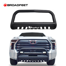 Front Black Bull Bar Skid Plate Grille Bumper Guard Fits Toyota Tundra 2022-2023