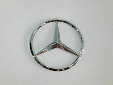 New For Mercedes Chrome Star Trunk Emblem Badge 75mm