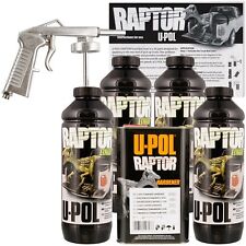 U-pol Raptor 821 Tintable Truck Bed Liner Kit W Spray Gun 4l Upol