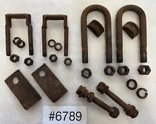  1918 19 1920s Chevrolet 490 Elliptical Spring U Bolts Nuts All In Pics 6789