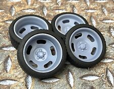 Resin 2120 Inch 5 Five Slot Model Car Wheels And Tires 124 125 Scale