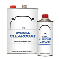 High Gloss Acrylic Urethane Clear Coat Oc1515a Gallon Universal Clearcoat Kit