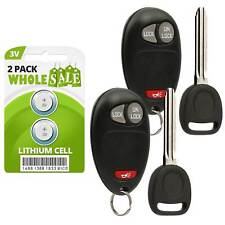 2 Replacement For 2006 2007 2008 2009 2010 Hummer H3 Key Fob Remote