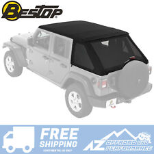 Bestop Trektop Nx Soft Top  Black Diamond For 18-up Jeep Wrangler Jlu 4 Dr