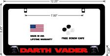 Star Wars Darth Vader Custom License Plate Frame