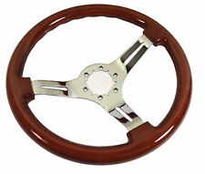 Corvette C3 Steering Wheel Mahoganychrome 3 Spoke 1968-1982