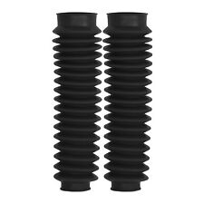 Rancho Black 9.5 Long Urethane Rubber Shock Absorber Protection Boots Set Of 2