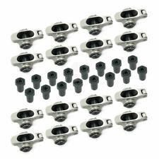 New Small Block Chevy 327 350 400 Stainless Roller Rocker Arms 1.6 Ratio 38