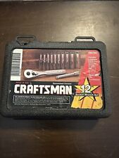 Craftsman 14 Drive Metric Deep Socket Wrench Set 934781 Usa 12 Pc