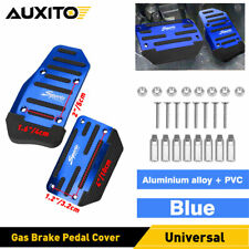 Blue Non-slip Automatic Gas Brake Foot Pedal Throttle Pad Cover Car Parts Ear