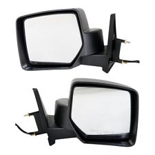 Side Mirrors Power Textured Black Left Right Pair Set For 07-17 Jeep Patriot