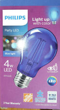 Philips Blue Colored A19 Led 40w Replacement Party Color Light Bulb 40 Watt
