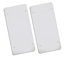 Flat Clear License Plate Cover - 2 Pack Of Heavy-duty Shields - Ubreakable