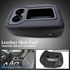 Armrest Console Jump Seat Cover Top Fit For 07-2013 Silverado Tahoe Sierra Black