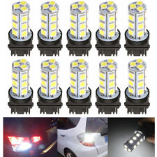 10x White 3157 18 Smd Led Tail Brake Stop Backup Reverse Turn Signal Light Bulbs