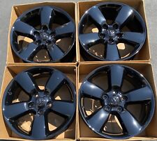20 Dodge Ram 1500 Factory Wheels Gloss Black Rims Oem 2495 2013-2018