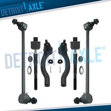 6pc Front Inner Outer Tie Rods Sway Bars For 2009-2013 2014 2015 Honda Pilot