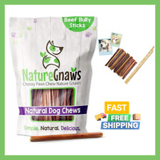 Small Bully Sticks For Dogs - Premium Natural Beef Bones - Thin Long Lasting ...