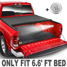 Truck Tonneau Cover For 2007-2013 Gmc Sierra Chevy Silverado 6.6ft Bed Roll Up