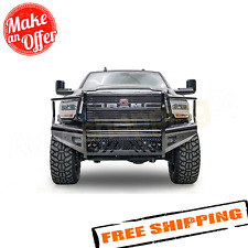 Fab Fours Dr19-s4460-1 Black Steel Front Bumper For 2019-2022 Dodge Ram 2500 Hd