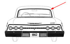 1962 1963 1964 Chevy Impala Rear Window Seal 62c-704220-2dh 2 Door Hardtop Only