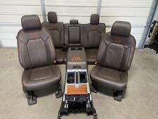 2017-2022 Ford F150 F250 F350 F450 Front And Rear King Ranch Seats Console
