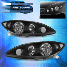 For 05-06 Toyota Camry Replacement Headlights Lamps Pair Assembly Lh Rh Black