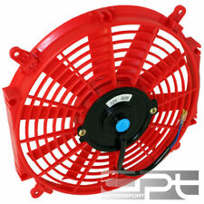 16 Red Slim Electric Reversible Radiator Cool Race Fan