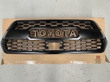 New Oem Toyota Tacoma 18-23 Trail Edition Trd Grille Black W Bronze Lettering
