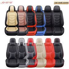 Pu Leather Car Seat Covers 5 Seats Car Seat Cushion Full Set Universal Fit
