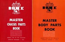 Buick Parts Manual Book Master Illustrated Body Chassis 1957 1936