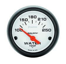 Auto Meter Phantom 100-250 Deg F Electric Water Temperature Gauge 2-116 52mm