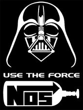 Nos Use The Force Darth Vadernitrous Oxidestreet Outlaw Nhra Decal Sticker