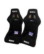 Pair Of Sparco Competiton Qrt-r Racing Bucket Seat - 008012rnr Bmw M3 Honda
