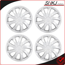 17 Inch 4 Pcs Wheel Hub Caps Cover Replacement Fit R17 Tire Steel Rim Silver