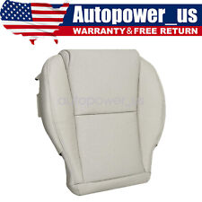 For Lexus Is250c 2010-2015 Driver Bottom Perforted Leather Seat Cover Tan White