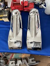 1955 1956 1957 1958 1959 Chevy Pickup Truck Front Bumper Guards Pair Show Chrome