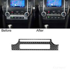 1pc For Toyota Camry 2012-14 Carbon Fiber Manual Climate Console Interior Trim A