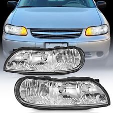 Clear Fits 1997-2003 Chevy Malibu Replacement Headlights Corner Lamps Leftright