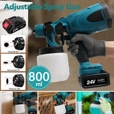 Paint Sprayer Gun Airless Power Electric 800w Home Outdoor Hvlp Handheld Spray