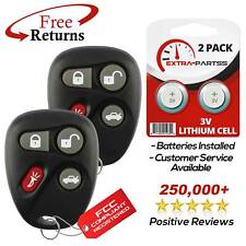 2 For 2000 Cadillac Deville Remote Keyless Entry Key Fob