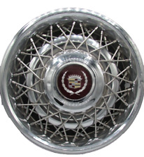 1982-92 Cadillac Deville Eldorado Fleetwood Wire Spoke Hubcap Wheel Cover