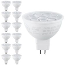 12-pack 6.5w Mr16 Led Bulb 12v Gu5.3 Bi-pin Base Spotlight Lamp Bulb 5000k