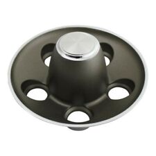 For Dodge Chalenger Charger Rally Wheel Center Caps All Metal Dark 4.5 Bolt