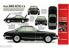 196819691970 Ferrari 365 Gtc Spec Sheet Brochure Pictures