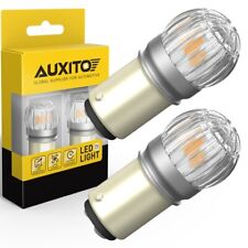 Auxito 1157 Led Turn Signal Light Bulbs Amber Yellow Anti Hyper Flash Canbus