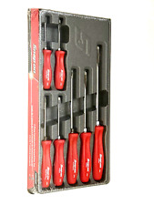 Snap On Tools New Sddx70ar 7 Piece Red Hard Handle Combination Screwdriver Set