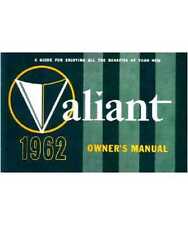 Factory Owners Manual For 1962 Plymouth Valiant A-body